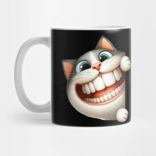 Cute Cat Playing Peek a Boo Mug